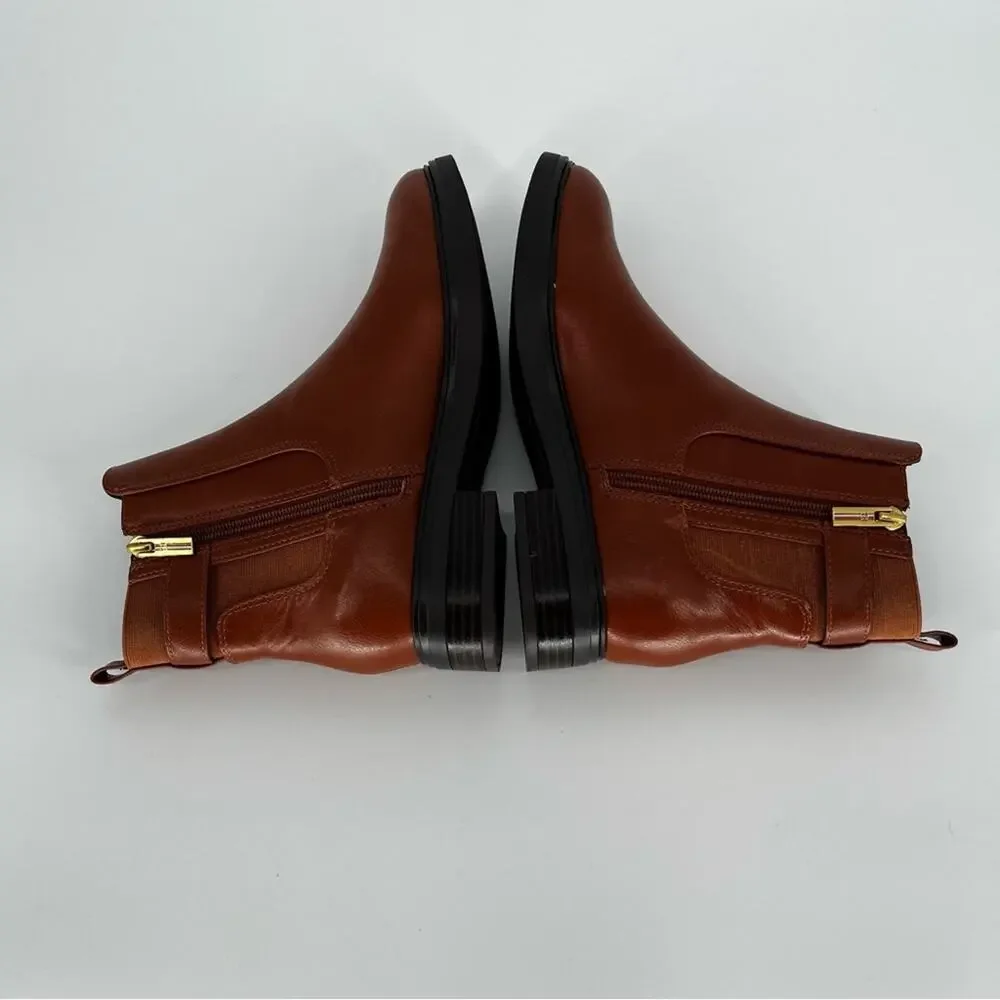 Tommy Hilfiger Baylon Chelsea booties medium natural brown - 7